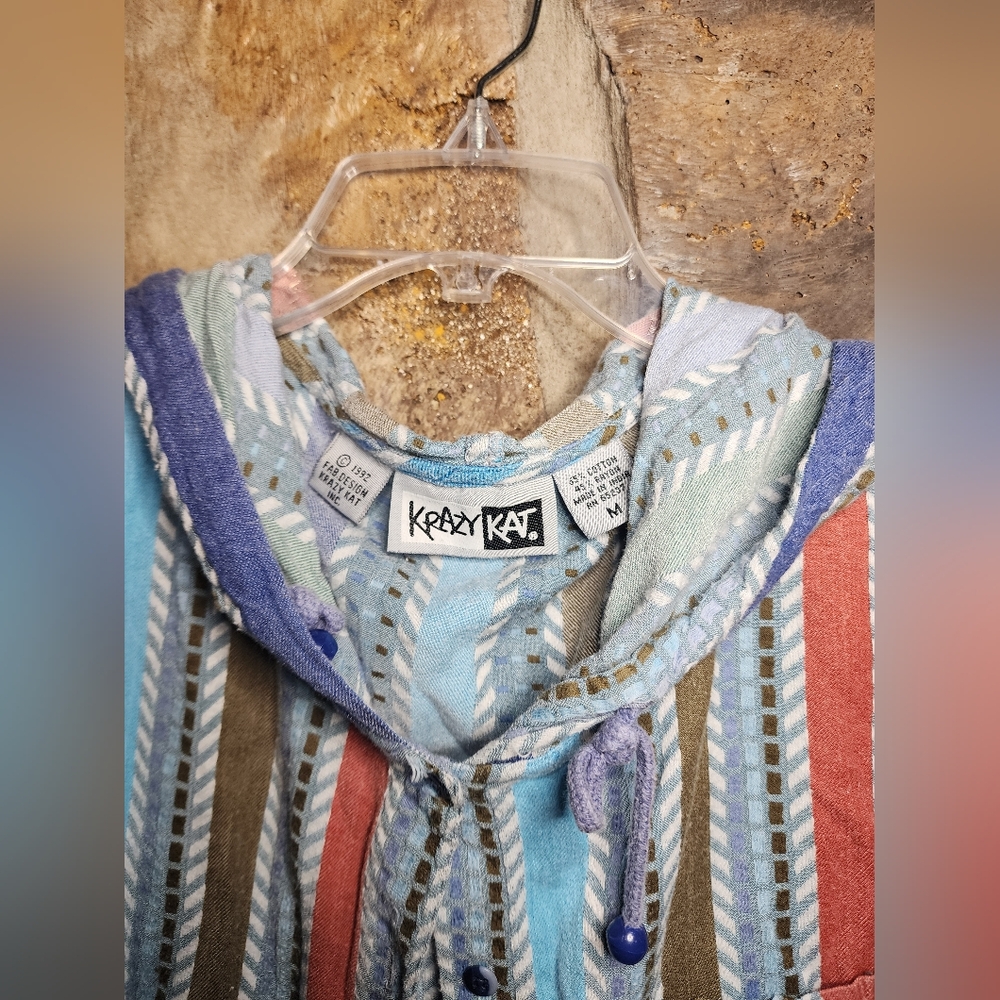 1992 Krazy Kat Button Down Crop - image 2